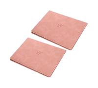 Gogogmee 2pcs Fake Leather Birth Certificate Protector Sleeve Folding Organizer for Document Storage and Full Protection Moisture Resistant Lightweight Cover for Standard Birth Certificates