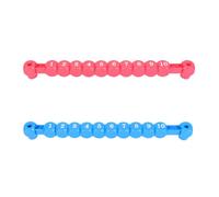 Gogogmee 2Pcs Foosball Score Counters Multi-Functional Scoring Unit Device Red and Blue Grid Design for Table Football Accessories