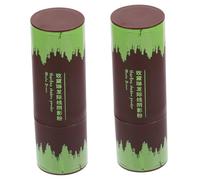 Gogogmee 2Pcs Hairline Shadow Powder Stick Hair Shading Sponge Pen for Hair Root Concealer and Touch Up for Filling Hairline and Eyebrow Makeup Brown