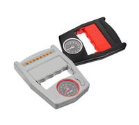 Gogogmee 2Pcs Hand Grip Strength Tester Mechanical Grip Measurement Tool for Home Exercise Durable Dual Hand Training Device with Accurate Readings User Friendly Design for All Ages