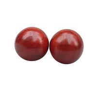 Gogogmee 2pcs Hand Massage Wood Ball Massager Roller Flower Pear Wood Acupressure Stress Relief Portable Therapy for Joint Exercise