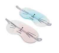 Gogogmee 2pcs Ice Eye Mask for Sleep Cooling Gel Pads Blackout Sleep Mask Fatigue Relief