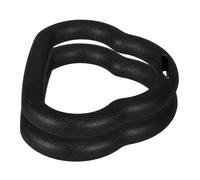 Gogogmee 2Pcs Indoor Gymnastics Rings for Adults Compact Pull Up Workout Rings for Small Apartments Stable Portable Fitness Equipment for Home Training Stretching and Strength Exercises
