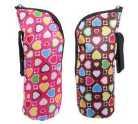Gogogmee 2pcs Insulated Bottle Thermal Bags with Zipper Closure Keep Warm Pouch for Milk Feeding Travel Hiking Shopping