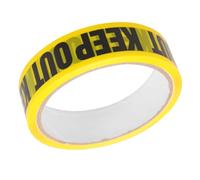 Gogogmee 2PCS Keep OUT Warning Safety Tape Self-adhesive Barrier Tape with Industrial Strength Adhesive for Walls Floors Equipment Weather Resistant Roll