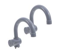 Gogogmee 2pcs Kitchen Sink Faucet Plastic Pretend Play Replacement Faucets for Home Outdoor Use Lightweight Role Playing Props for Boys