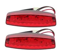 Gogogmee 2pcs LED Tail Light for Atv and Dirt Bikes Red Brake Stop Turn Signal Lights Easy Installation Energy Efficient with Instant Brake Reaction for Enhanced Off Road Safety
