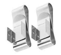Gogogmee 2pcs Magnetic Pool Cue Chalk Holder Clamp Durable Metal Tip Holder for Billiard Accessories Lightweight and Portable Snooker Chalk Keeper