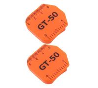 Gogogmee 2Pcs Magnetic Sewing Machine Seam Guide with Scale Multifunctional Polygonal Hemmer Gauge for Precise Stitching Wide Fabric Handling and Versatile Quilting Accessories for Home and
