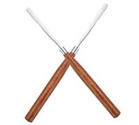 Gogogmee 2Pcs Makeup Spatula Mixer Cosmetic Stirring Rod for Foundation and Nail Polish Mixing Beauty Salon Tool with Smooth Surface for Easy Cleaning and Versatile Use