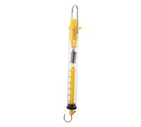 Gogogmee 2pcs Mechanical Spring Scale Dynamometer Force for Physics Lab Testing Clear Housing with Hook Lightweight for Classroom and Laboratory Use Random Color