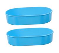 Gogogmee 2pcs Medical Pill Counting Tray Small Plastic Tablet Organizer Medication Dispenser Dish for Hospital Cart Daily Pill Storage and Sorting