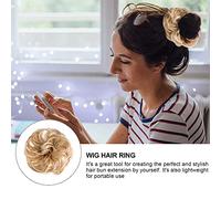 Gogogmee 2pcs Messy Bun Hair Pieces for Women Curly Bun Extensions with Synthetic Fibers for Natural Look for Updos Ponytails and Everyday Use Versatile Hair Accessories for All Occasions