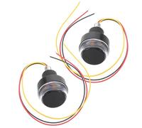 Gogogmee 2pcs Motorcycle LED Turn Signal Lights Handlebar Bar End Indicators Front Running Light for Enhanced Visibility and Road Safety Easy Installation