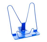 Gogogmee 2PCS Multi-Purpose Reading Book Shelf Bracket Adjustable Angle - Smooth Rounded Surface Lightweight Portable Reading Stand for Home Office Study Blue