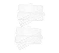 Gogogmee 2pcs Nail Art Tool Boxes Double Grinding Tool Organizer Storage Cases for Manicure Salon and Home Use Durable and Practical Cosmetic Bag Compatible Holder