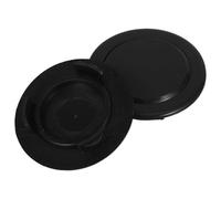 Gogogmee 2pcs Outdoor Parasol Hole Ring Covers Patio Table Umbrella Hole Caps Protective Plugs for Garden Furniture Stable Fit for Various Sun Umbrellas Black Inner