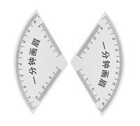 Gogogmee 2pcs Permanent Eyebrow Shaping Ruler PVC Makeup Drawing Tools for Precise Symmetrical Brow Mapping Lightweight Accessories for Artists and Beginners