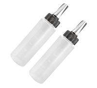 Gogogmee 2pcs Plastic Applicator Bottle for Hair Liquid with Graduated Scale, Leak Proof and Easy to Squeeze, for Hairdressing and Perming Use Style