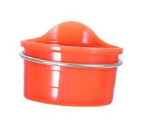 Gogogmee 2pcs Plastic Bird Feeder Parrot Feeder Dish Cup Bird Cage Feeding Cup Parrot Food Holder