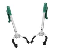 Gogogmee 2pcs Plastic Claw Trash Grabber Tool Long Reach Litter Picker for Effortless Trash Collection Versatile Sanitation and Household Use Portable Garbage Picker Reacher Aid