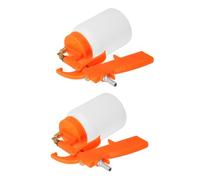 Gogogmee 2pcs Pneumatic Paint Sprayer Lightweight Spray Tool for Cars Furniture Cabinets Multi Surface Use Fast Uniform Coating Durable Plastic Construction