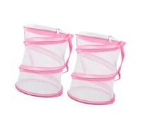 Gogogmee 2Pcs Portable Butterfly Habitat Cage Insect Mesh Catcher Basket Insect Cage for Outdoor Exploration Lightweight Bug House for Nature Observation