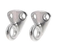 Gogogmee 2pcs Premium Stainless Steel Boat Hooks Wear Resistant Yacht Accessories for Neat Hanging for Mud Board and Bumper Support