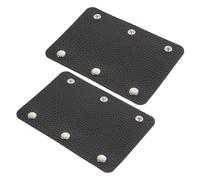 Gogogmee 2pcs PU Leather Luggage Handle Wraps Suitcase Grip Covers for Travel Suitcase Trolley Handles Metal Reinforced Shoulder Strap Sleeves Hand Pressure and Enhance Bag Comfort