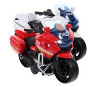 Gogogmee 2Pcs Pull Back Motorcycles for Ages Plastic Outdoor Motor Skills for Boys and Energy-saving Friction-powered Vehicles for Play