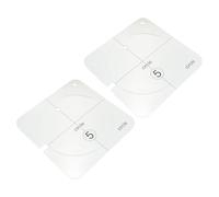 Gogogmee 2pcs Quilting Template Tool Quilting Ruler for Sewing Rulers DIY Patchwork Crafting Quilted Template for Scrapbooking and Crafts