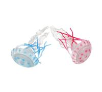 Gogogmee 2pcs Realistic Jellyfish Models Artificial Jellyfish Decor for Aquariums Home Educational Animal Figurines Low Maintenance Ocean Decoration for Fish Tank