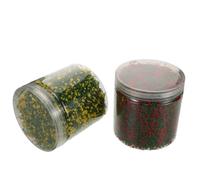 Gogogmee 2pcs Realistic Miniature Grass Model Powder for DIY Sand Table and Model Railway Lightweight Artificial Moss and Tree Powder for Dollhouse Village Scenery Beginner Friendly Craft