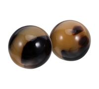 Gogogmee 2pcs Resin Chinese Baoding Balls for Hand Grip Strengthening and Sensory Exercise Portable Fitness Hand Balls for Muscle and Relaxation Massage