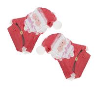 Gogogmee 2pcs Santa Clause Pinata Christmas Theme Decoration Party Game Accessory for Festivals Family Gatherings Unique Design Fun Candy Filled Holiday Prop