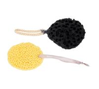 Gogogmee 2Pcs Seaweed Honeycomb Bath Sponge Soft Exfoliating Shower Puff for Gentle Body Cleansing Bath Supplies with Lightweight Practical Design