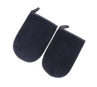 Gogogmee 2Pcs Self Tanning Applicators Black Sunless Tanning Mitt for Even Application Natural Comfortable Lint Material for All Skin Types