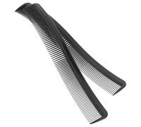 Gogogmee 2pcs Shaped Hair Combs for Styling and Cutting Curved Fine Tooth Design Gentle Curly Hair for Home and Salon Use and Easy to Use