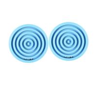 Gogogmee 2PCS Sky-blue Maze Ball Balancing Labyrinth Game for Concentration Training Educational Puzzle for Adults Home Play
