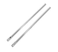 Gogogmee 2pcs Sliding Rod Footrest for Gaming Chair and Wheelchair Stainless Steel Foot Support Bracket with Smooth Movement Expansion Rack for Recliners and Office Chairs