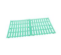 Gogogmee 2pcs Small Animal Foot Mats Non Slip Rabbit Cage Pads with Raised Supports Guinea Pig Cage Liners for Indoor Pets Easy Clean Plastic Floor Mats