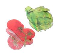 Gogogmee 2pcs Small Hair Claw Clips Hair Accessories for Women Girls Vegetable Hair Claws Veggie for Daily Wear Small Clips