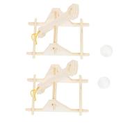 Gogogmee 2pcs Stem Catapult Assembly Kit for DIY Science Project Educational for Boys and Enhances Creativity Hands Learning and Engineering Skills