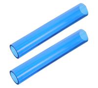 Gogogmee 2pcs Table Tennis Rubber Rolling Stick Roller Bar for Paddle Adhesion and Replacement, Blue Rubber Roller Tool for Pingpong Racket Maintenance