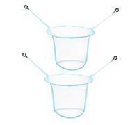 Gogogmee 2Pcs Tent Ball Baskets Premium Plaything Accessories for Indoor Outdoor Fun Safe Design with Cloth Wrapped Wire for Playhouse Games