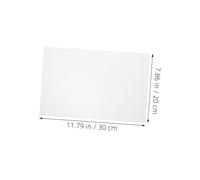 Gogogmee 2pcs Transparent Lenticular Illusion Invisibility Shield Plastic Ripple Board for Funny Magician Tricks Close-up Gimmicks Wear-resistant Props