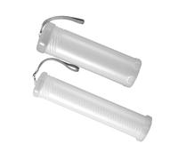 Gogogmee 2Pcs Transparent Telescopic Pencil Holder Plastic Extendable Pen Organizer for Students Multi-Function Storage Case for Pens Makeup Brushes Portable Art Supplies