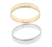Gogogmee 2pcs Vintage European Style Royal King Crowns for Men and Boys Prince Tiaras Hair Accessories for Weddings Proms Parties Stage Performances