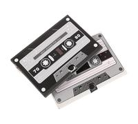 Gogogmee 2pcs Voice Recordable Audio Greeting Card, DIY Message Recorder for Graduation, Birthday, Funeral, Unique Gift for Students, Vintage Tape Sound Record Greeting Card