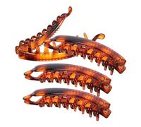 Gogogmee 2sets Giant Claw Clip Large Clip Plastic Barrette for Easy Styling 4pcs*2